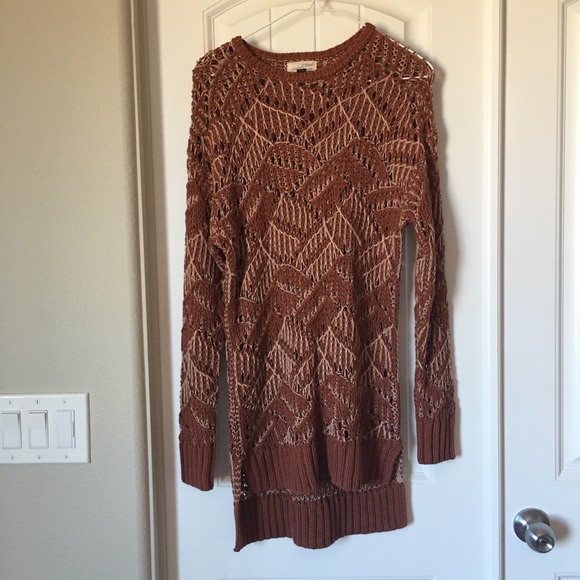 Universal Thread Sweaters - Universal thread open stitch tunic sweater